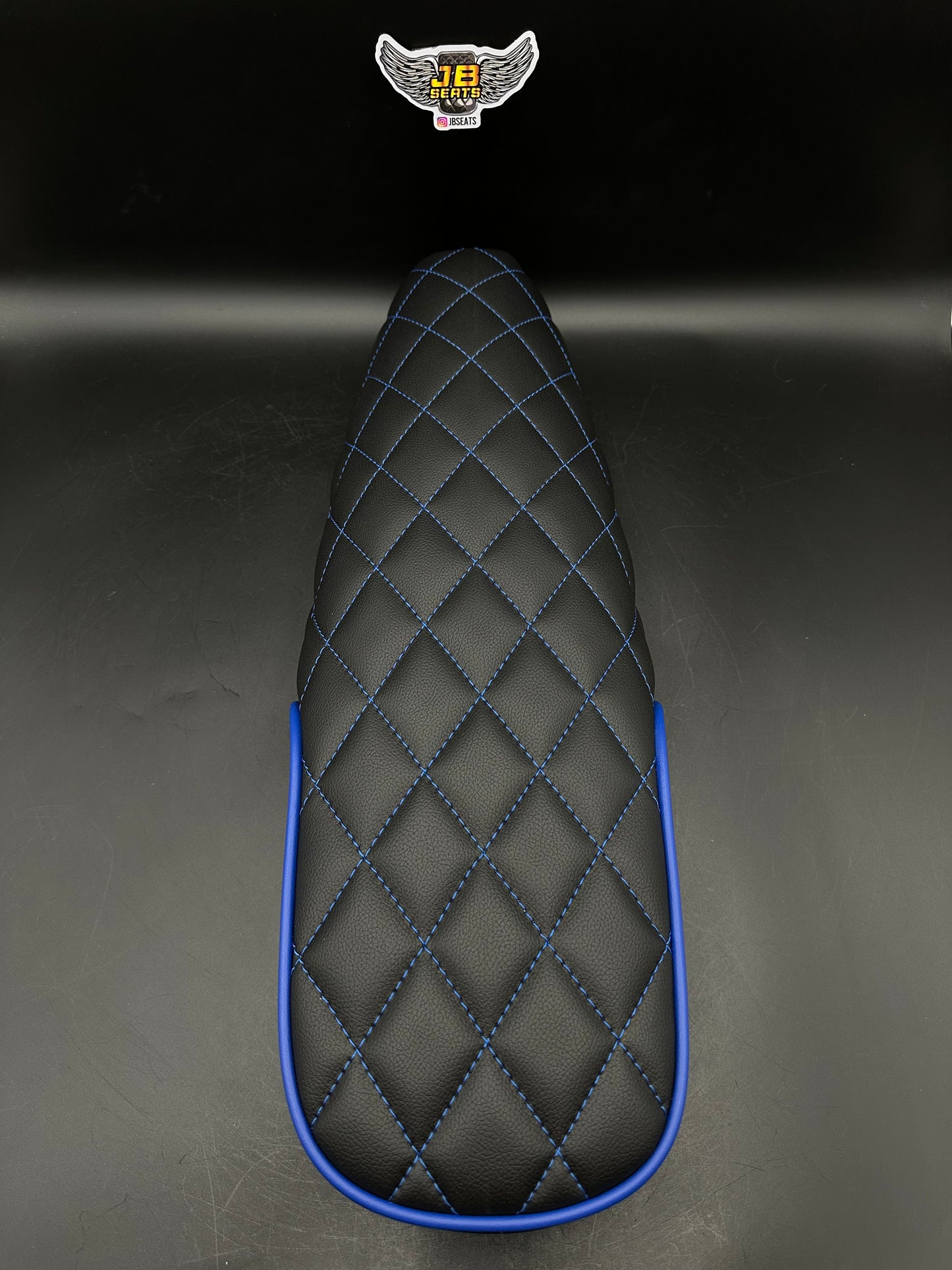JB Seats Classic Diamond Black Blue