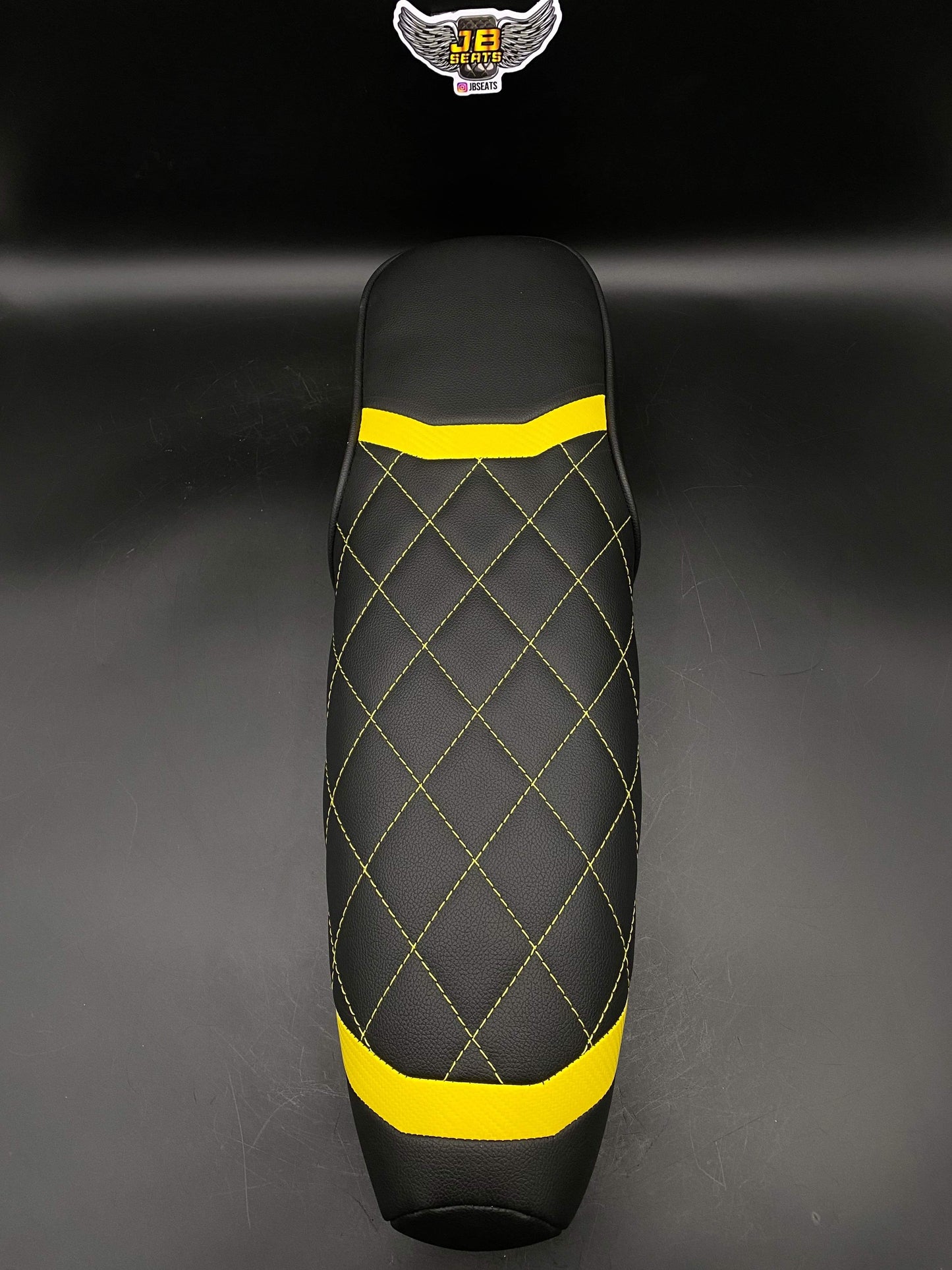 JB Seats Turbulence Black Yellow