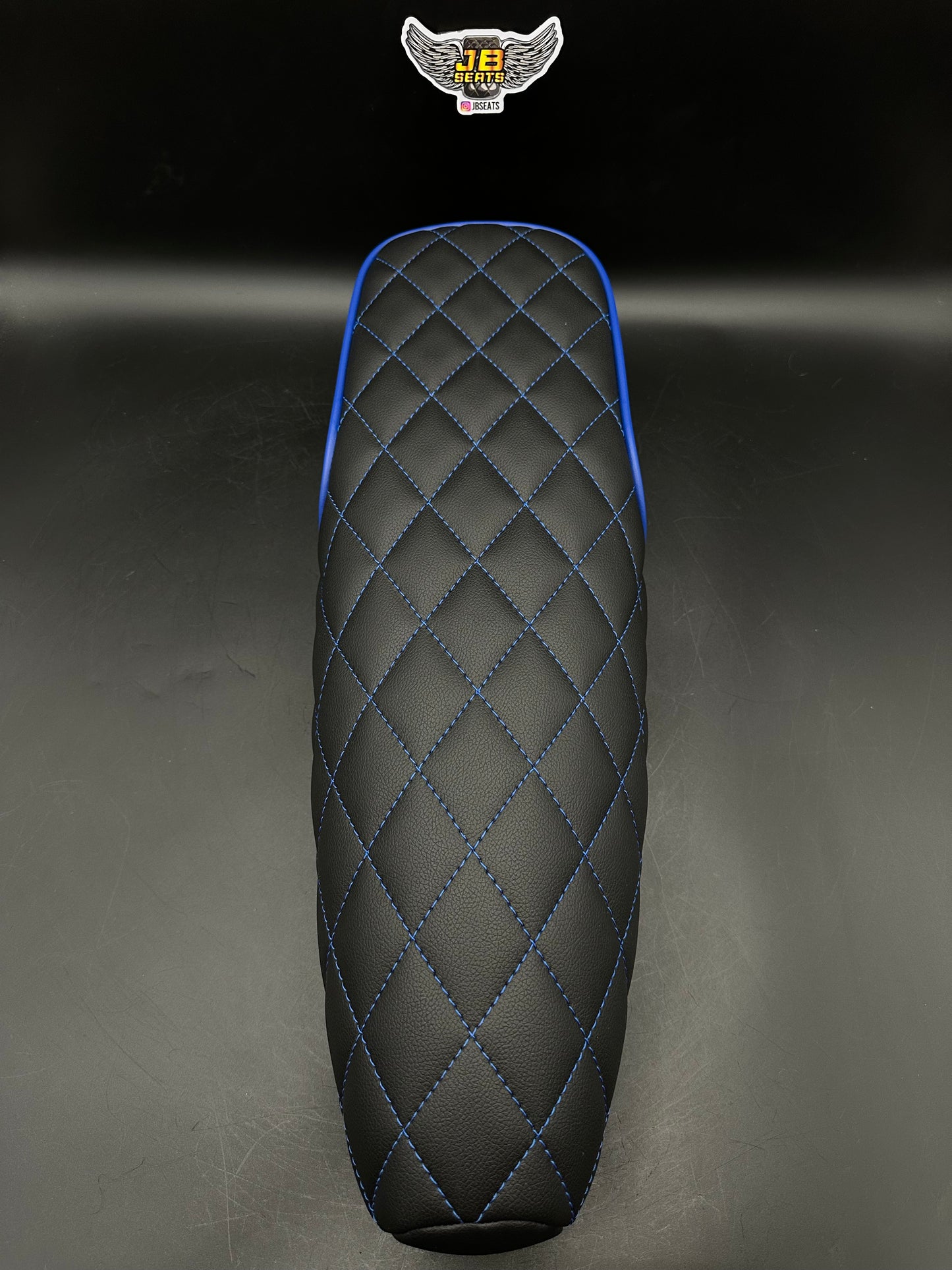 JB Seats Classic Diamond Black Blue