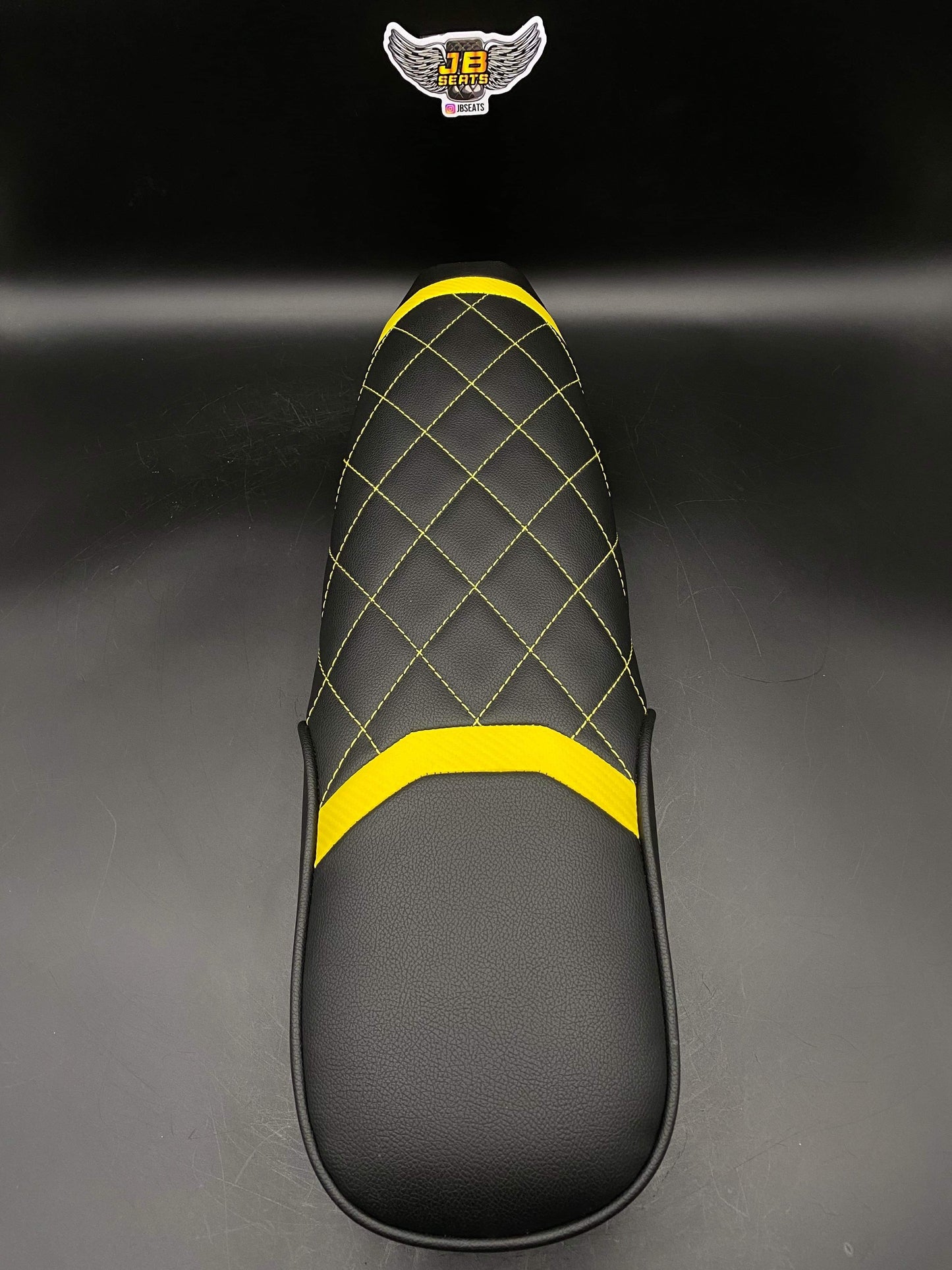 JB Seats Turbulence Black Yellow