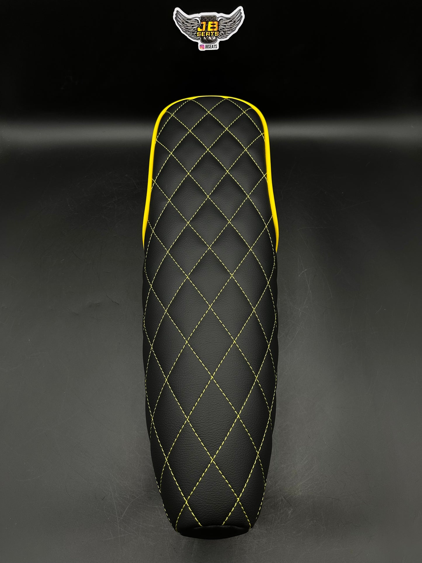 JB Seats Classic Diamond Black Yellow