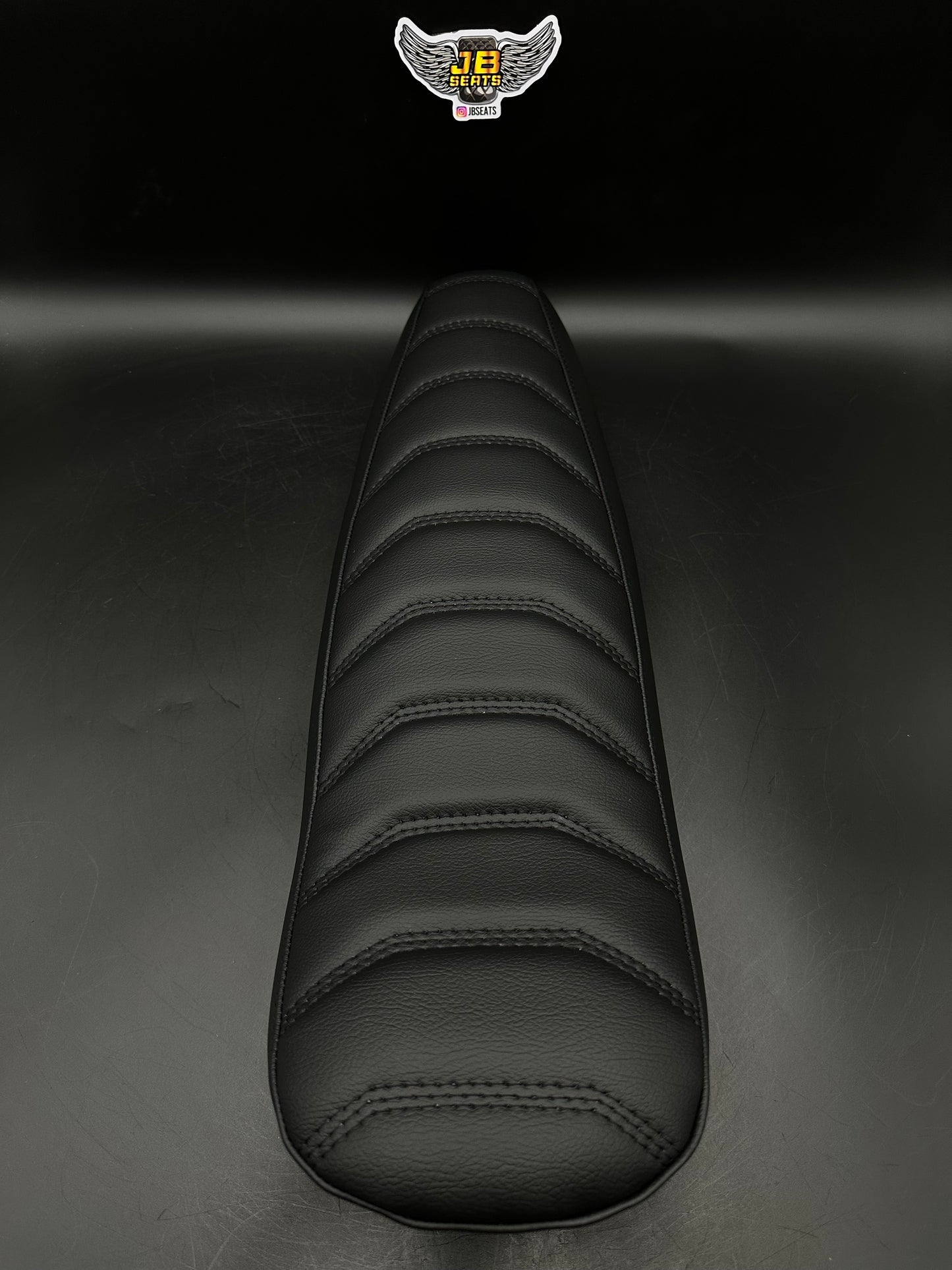 JB Seats Throne Black on Black Digital Stitch