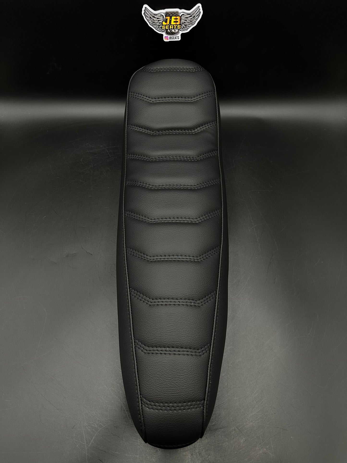 JB Seats Throne Black on Black Digital Stitch