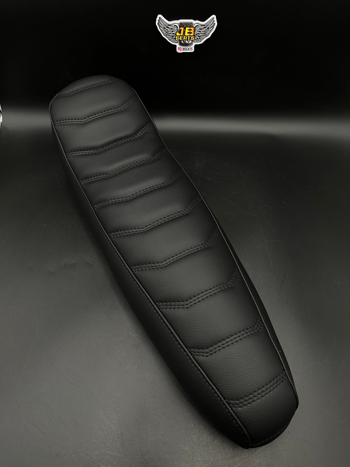 JB Seats Throne Black on Black Digital Stitch