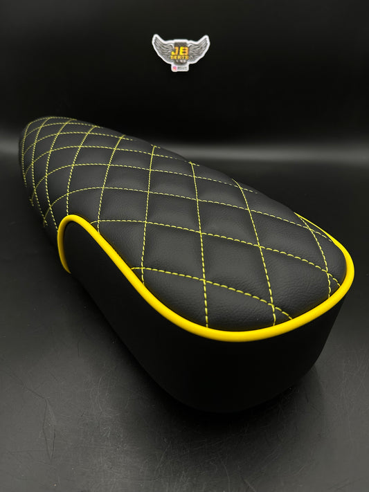 JB Seats Classic Diamond Black Yellow