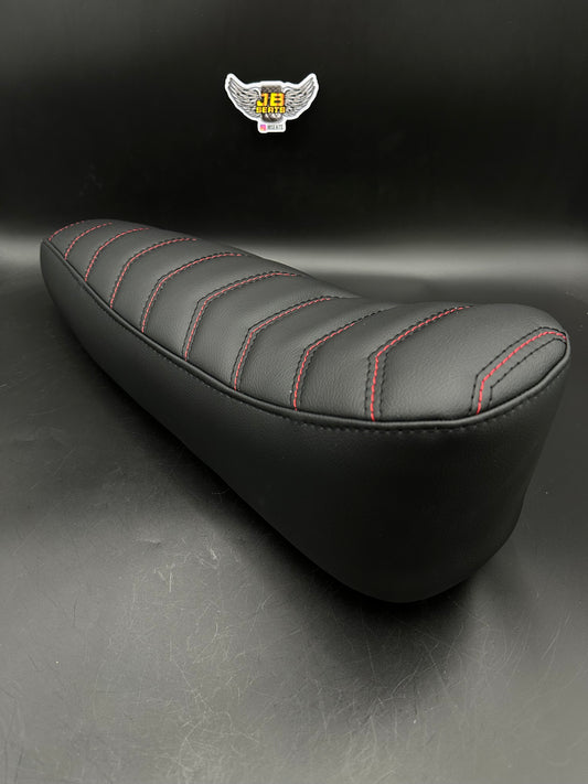 JB Seats Throne Black with Red Digital Stitch